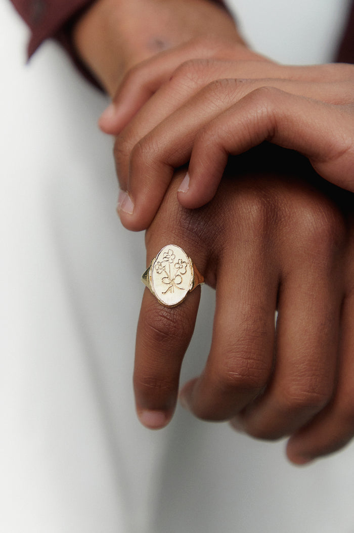 Bouquet Ring Gold