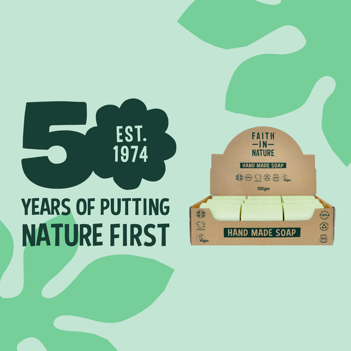 Box of 18 unwrapped Aloe Vera soaps