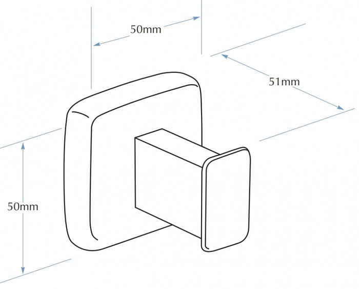 Bradley 9114 Single Robe Hook