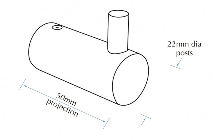 Bradley Regent RS033 Robe Hook Single