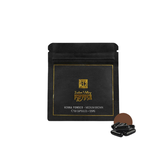 Brow Code - Brow Henna Powder Capsules, 50 Pack
