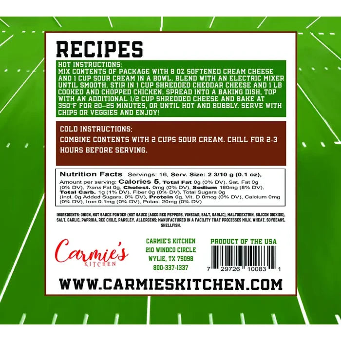Buffalo Blitz Dip Mix - Game Day Collection