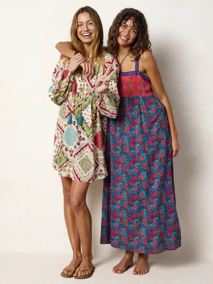 Camille Mini Dress - Handkerchief Mix-view 4