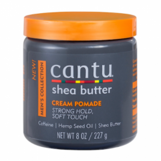 CANTU MEN'S COLLECTION SHEA BUTTER CREAM POMADE 8 OZ - Palms Fashion Inc.