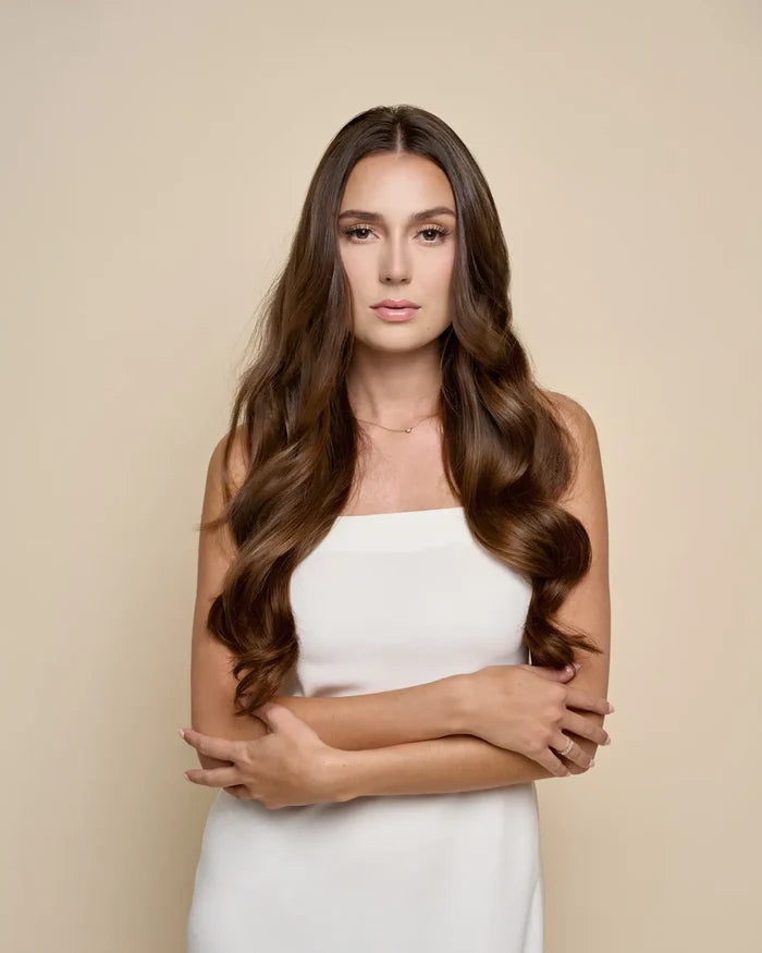 Caramel Brown (4) 20" 160g - Clip-Ins