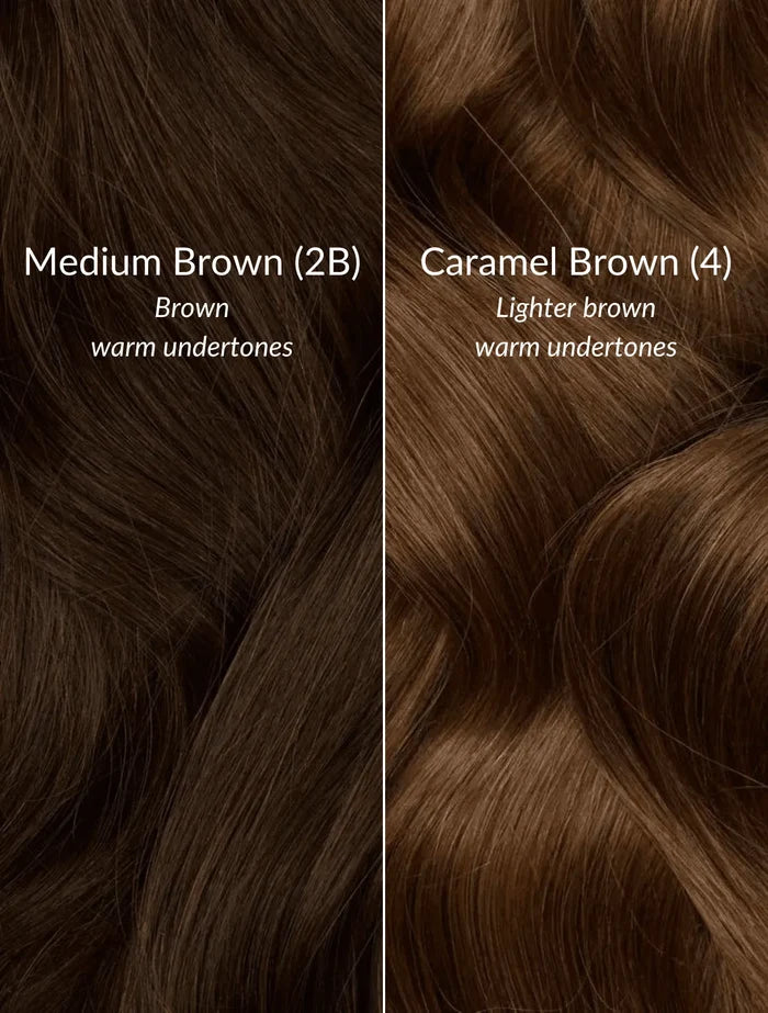 Caramel Brown (4) 20" 160g - Clip-Ins