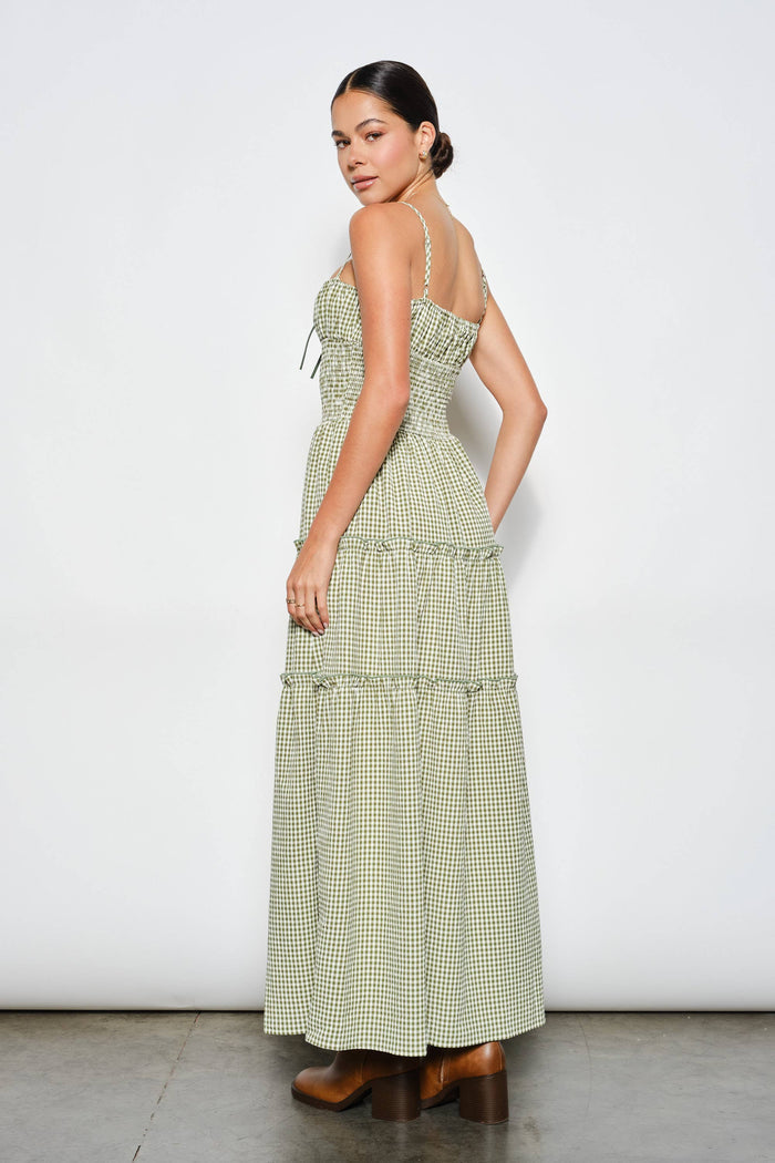 Carol Smocked Waist Maxi Dress
