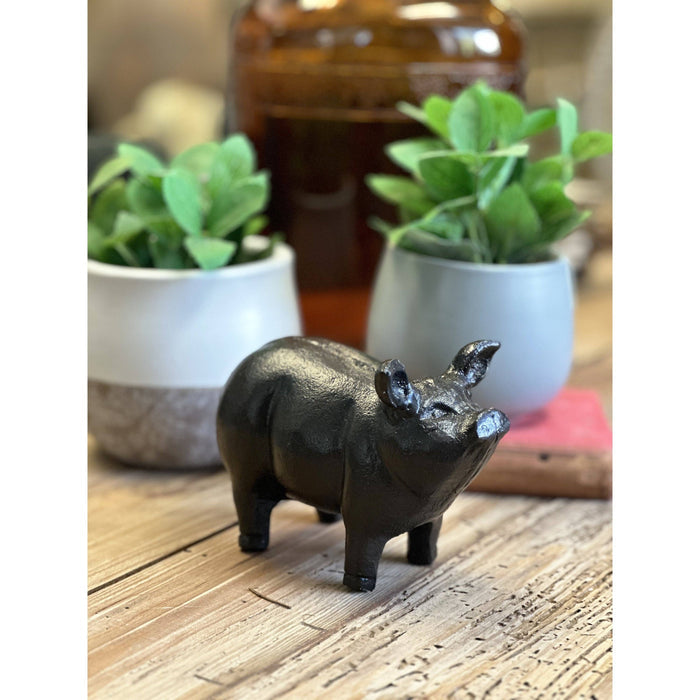 Cast Iron Pig, Standing - Magnolia Lane co. Home + Garden + Gift
