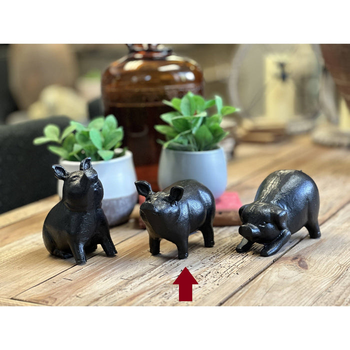 Cast Iron Pig, Standing - Magnolia Lane co. Home + Garden + Gift
