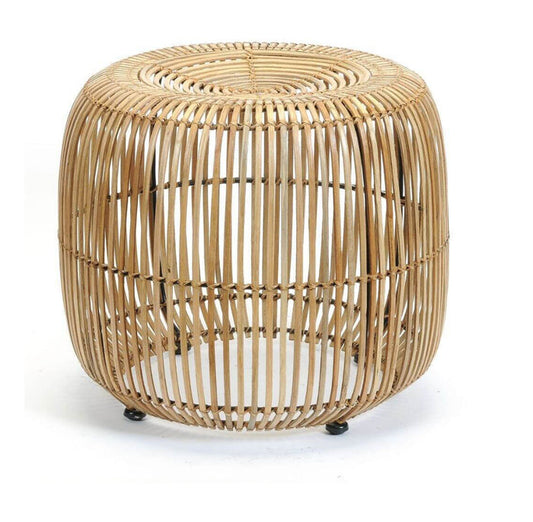 Celeste Rattan Ottoman-BBL