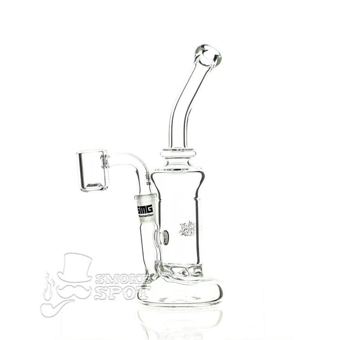 Side view of Chad Leitheiser Mini Turbines Rig with 10mm Banger - Smoke Spot
