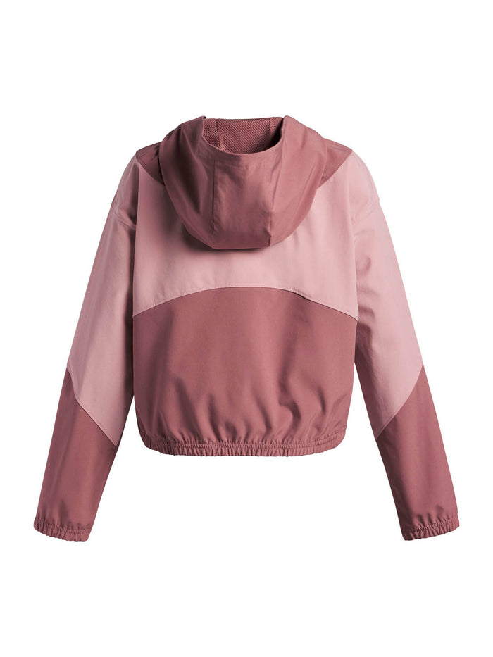 Chaqueta Lifestyle para niña Rival Woven café Under Armour