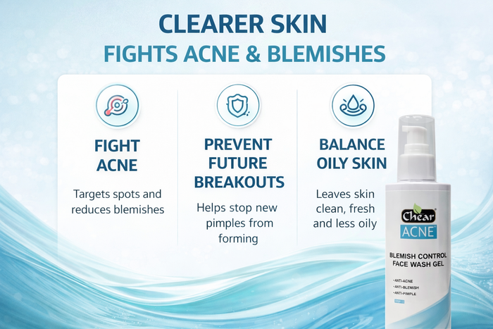 Chear Salicylic Acid Acne Face Wash 200g ✨ Deep Cleansing Gel for Oily & Blemish-Prone Skin