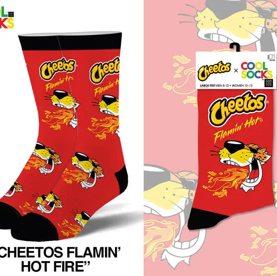 Cheetos Flamin Hot Fire - Mens Crew Folded