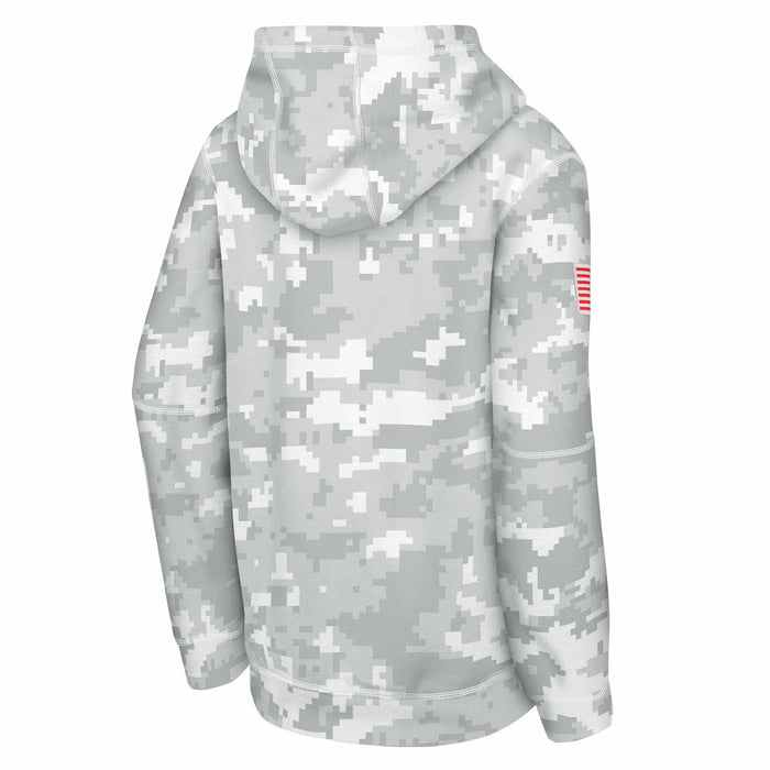 Chicago Bears Youth Nike 2024 Salute To Service Hooded Sweatshirt