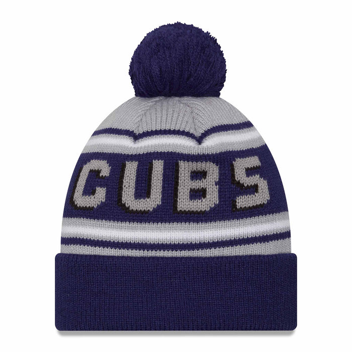 Chicago Cubs 1914 Bear Knit Cap with Pom