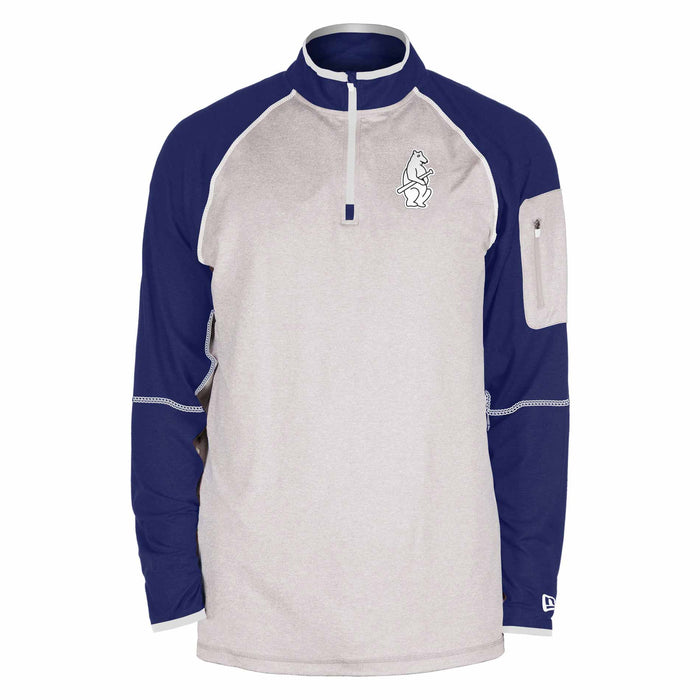 Chicago Cubs 1914 Bear Lightweight Quarter Zip Pullover