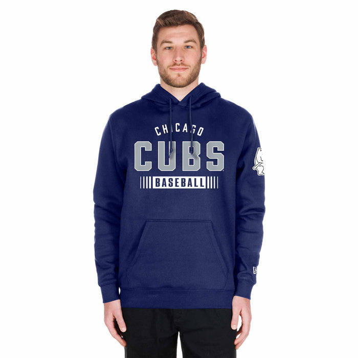 Chicago Cubs 1914 Navy Baseball Hooded Sweatshirt
