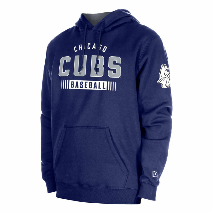 Chicago Cubs 1914 Navy Baseball Hooded Sweatshirt