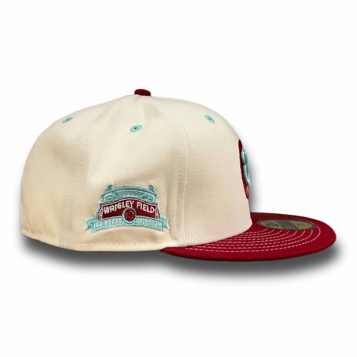 Chicago Cubs 1984 Bear Chrome White "The Brendan" 59FIFTY Fitted Cap