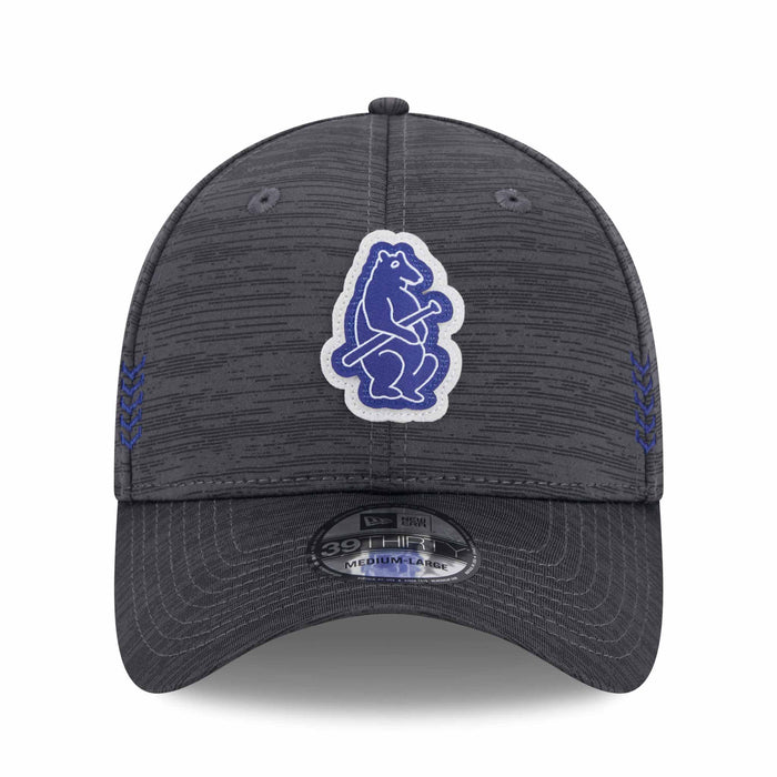 Chicago Cubs 3930 Clubhouse 1914 Charcoal Stretch Fit Cap