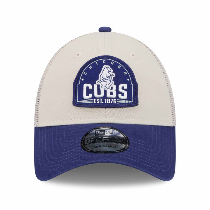 Chicago Cubs 9FORTY 1914 Khaki Tri Tone Trucker Cap
