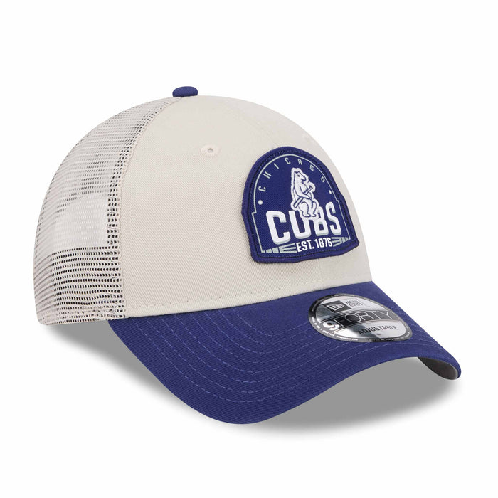 Chicago Cubs 9FORTY 1914 Khaki Tri Tone Trucker Cap