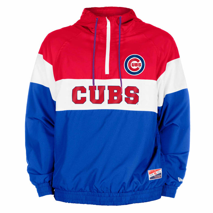 Chicago Cubs Bullseye Hooded Pullover Windbreaker Jacket