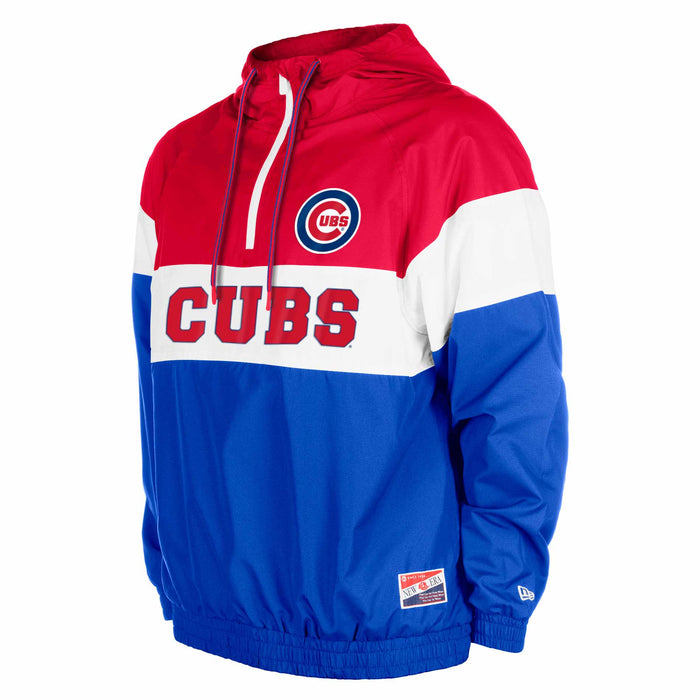 Chicago Cubs Bullseye Hooded Pullover Windbreaker Jacket