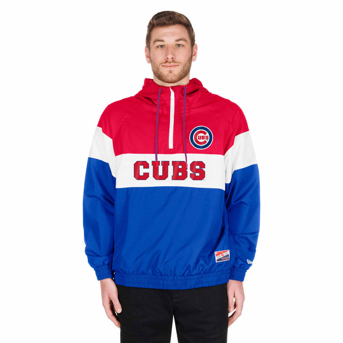 Chicago Cubs Bullseye Hooded Pullover Windbreaker Jacket