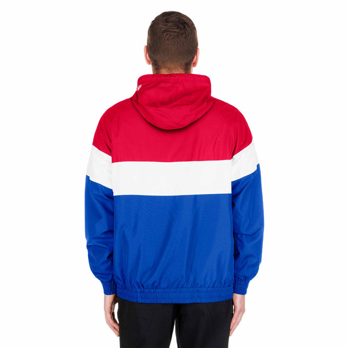 Chicago Cubs Bullseye Hooded Pullover Windbreaker Jacket