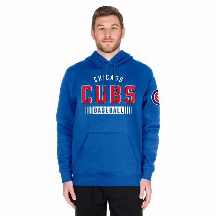 Chicago Cubs Bullseye Royal Baseball Hooded Sweatshirt