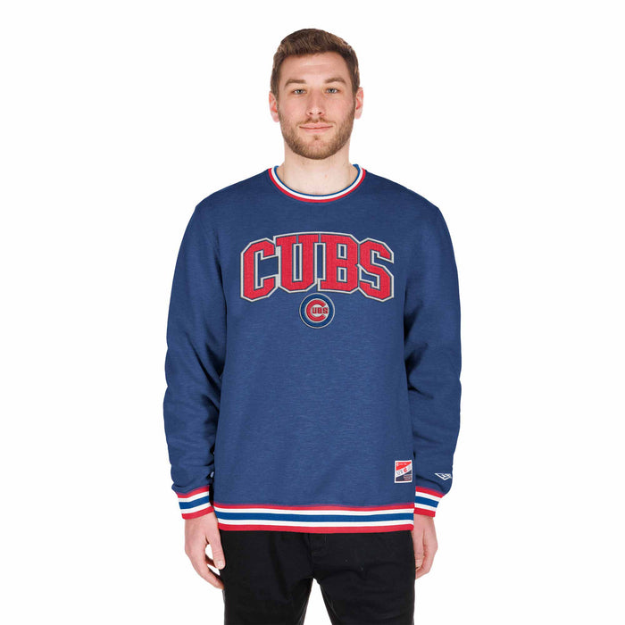 Chicago Cubs Bullseye Royal Crewneck Sweatshirt