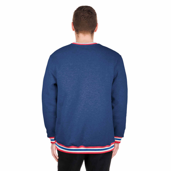Chicago Cubs Bullseye Royal Crewneck Sweatshirt