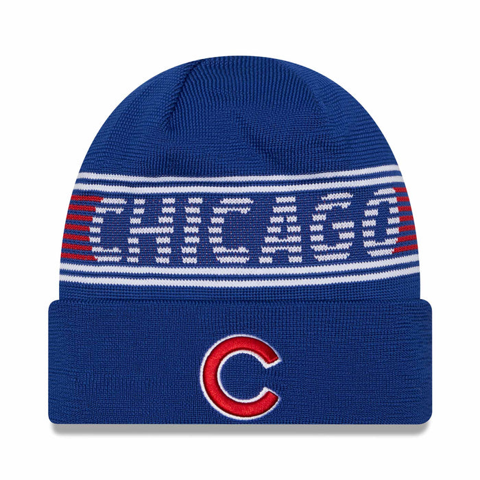 Chicago Cubs C Logo Flash Sports Knit Cap