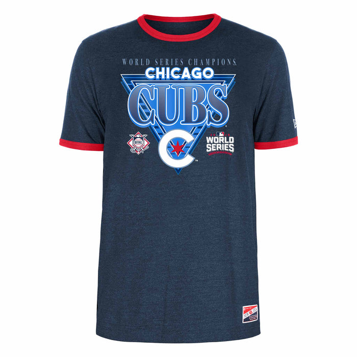 Chicago Cubs City Connect Triangle Ringer T-Shirt