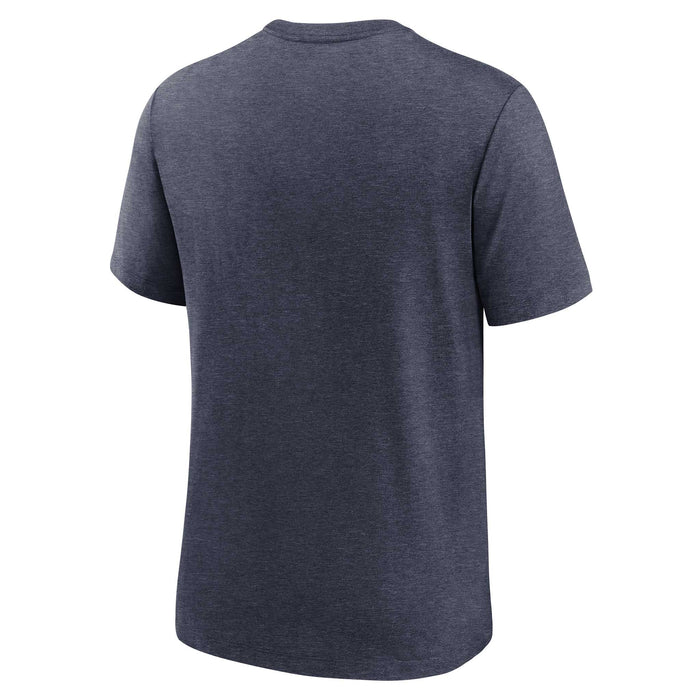 Chicago Cubs Cooperstown Local Stack Nike Triblend T-Shirt