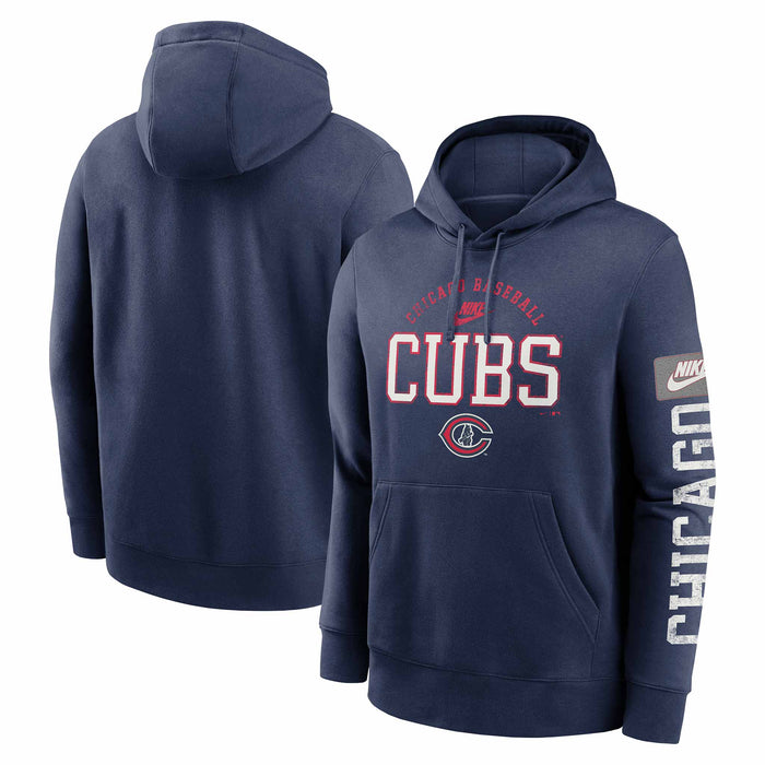 Chicago Cubs Nike Cooperstown Splitter 1912 Club Hooded Sweatshirt