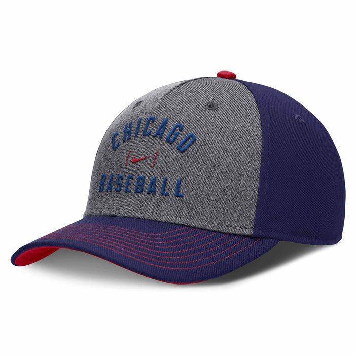 Chicago Cubs Nike Dri-Fit Rise Swooshflex Graphic Cap