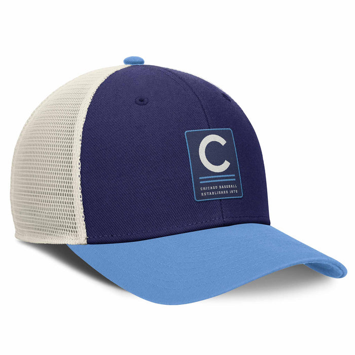 Chicago Cubs Nike Dri-Fit Rise Trucker Cap