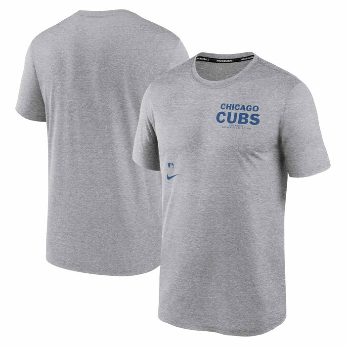 Chicago Cubs Early Work Grey Dri Fit T