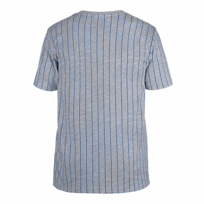 Chicago Cubs Grey Pintsripe T Shirt