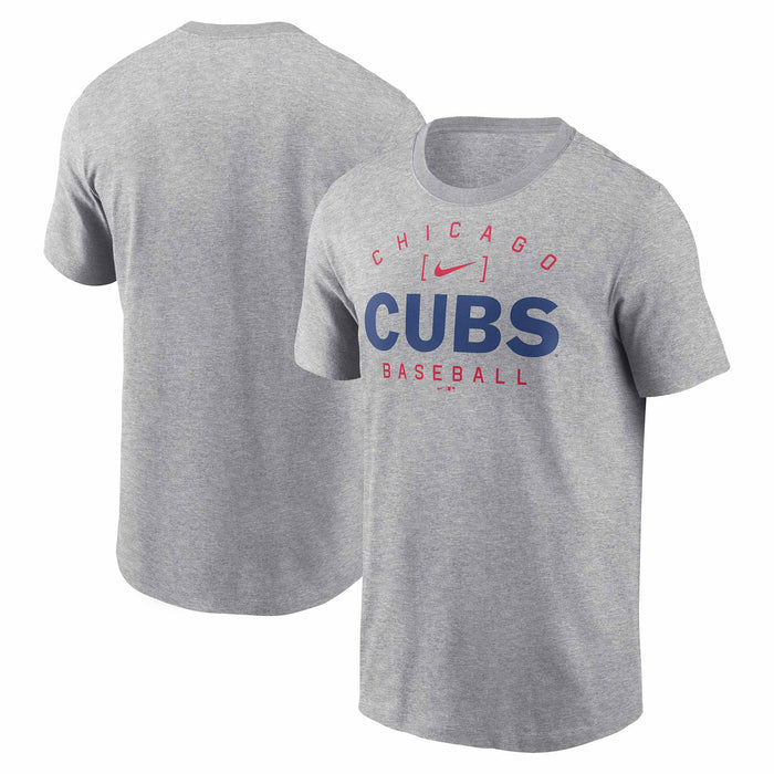 Chicago Cubs Home Team Athletic Arch Grey T-Shirt
