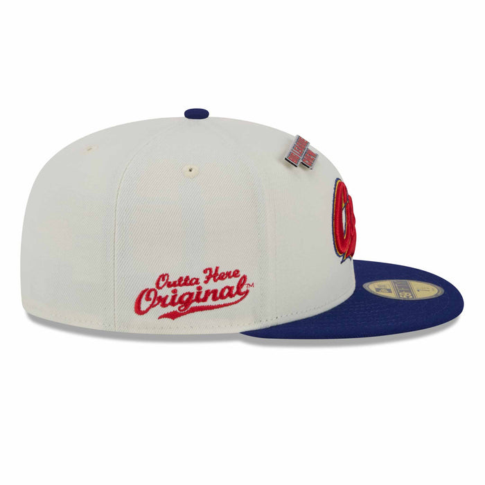 Chicago Cubs New Era Big League Chew 2024 59FIFTY White Royal Fitted Cap