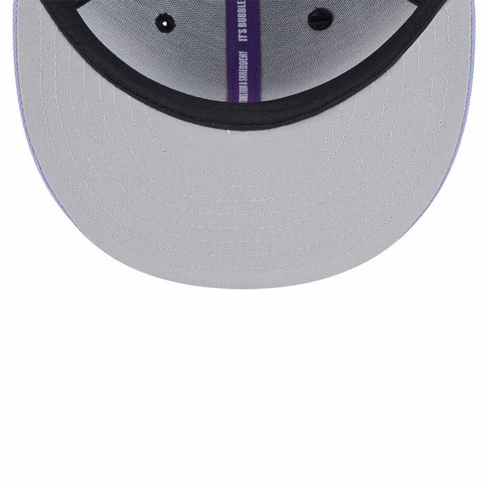 Chicago Cubs New Era Big League Chew 2024 9FFIFTY Black Purple Snap Back Cap