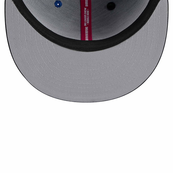 Chicago Cubs New Era Big League Chew 2024 9FFIFTY Blue Black Snap Back Cap