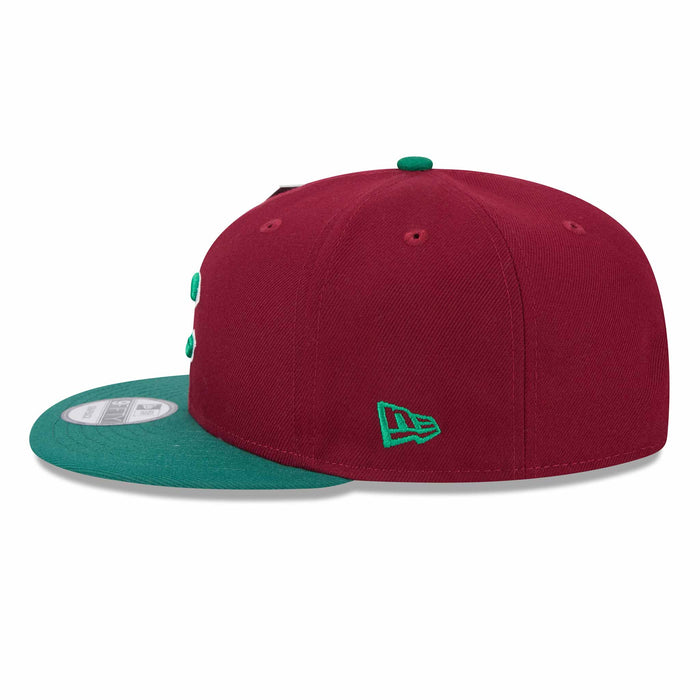 Chicago Cubs New Era Big League Chew 2024 9FFIFTY Red Green Snap Back Cap
