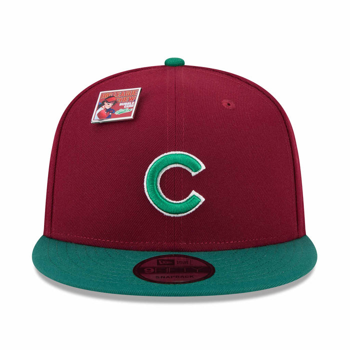 Chicago Cubs New Era Big League Chew 2024 9FFIFTY Red Green Snap Back Cap