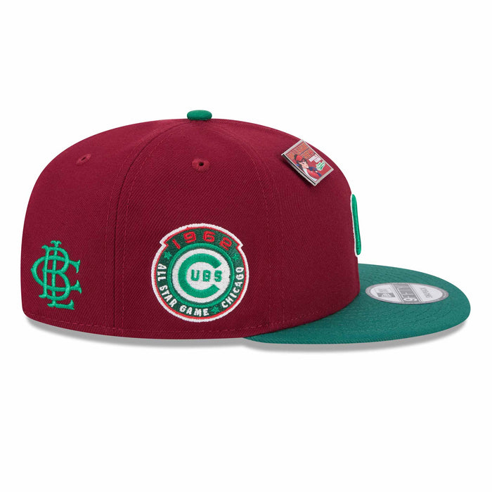 Chicago Cubs New Era Big League Chew 2024 9FFIFTY Red Green Snap Back Cap