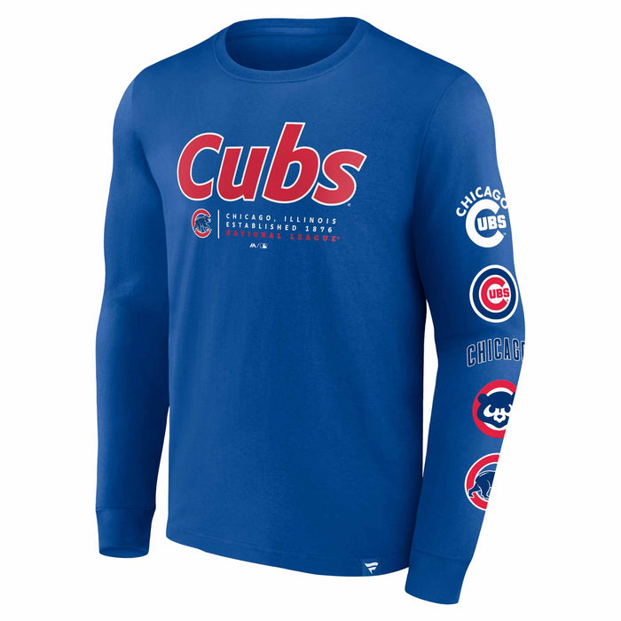 Chicago Cubs Strike The Gold BiBlend Long Sleeve T